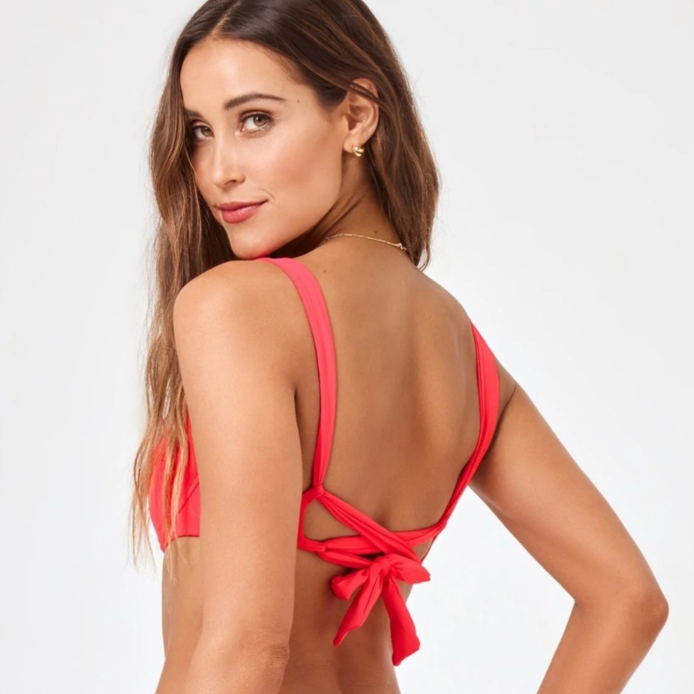 NEVER WORN L*Space Camella Cabana Bikini Top  Size DD